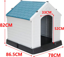 Load image into Gallery viewer, Dog House Shelter Easy to Assemble Perfect for Backyards All-Weather Design
