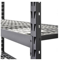 Load image into Gallery viewer, Hefty 4-Tier Heavy Duty Steel Garage Storage Shelving
