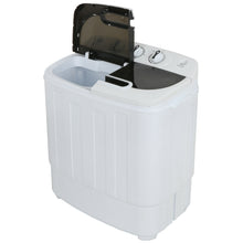 Load image into Gallery viewer, Compact Portable Washer/Dryer with Mini Washing Machine and Spin Dryer, White
