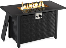 Load image into Gallery viewer, Outdoor Propane Gas Fire Pit Table Glass Tabletop
