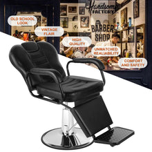 Load image into Gallery viewer, Reclining All Purpose Hydraulic Recline Barber Chair Salon Beauty Spa Heavy Duty Equipment
