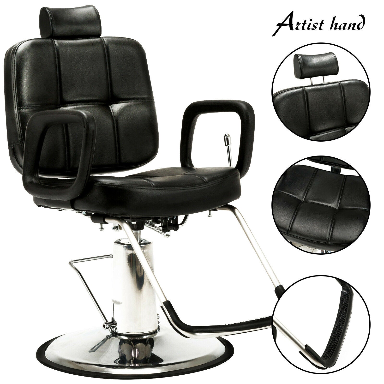 NEW! Reclining Hydraulic Barber Chair Salon Beauty Spa Shampoo