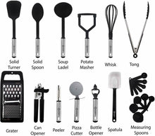 Load image into Gallery viewer, 23 Piece Kitchen Utensils Set Cooking Tools - Nylon, Stainless Steel, Heat Resistant
