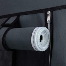 Load image into Gallery viewer, 69&quot; Simple Portable Closet Double Rod Storage Organizer Clothes Wardrobe in Grey
